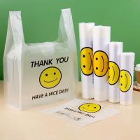 ราคา 200ชิ้น ถุงพลาสติกใสหน้ายิ้มหูหิ้ว ลายยิ้ม ก๊อบแก๊บ ถุงหูหิ้ว ถุงพลาสติก ถุงหิ้วพลาสติก หน้ายิ้ม ถุงใส่ของ ถุงช้อปปิ้ง ถุงหิ้ว ถุงยิ้ม Thank You (1732321451764910905)