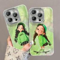 ราคา เคสโทรศัพท์, สเก็ตบอร์ดสาวเท่, เข้ากันได้กับ iPhone 15/14/13, เคส iPhone12Promax, เคส 11PromaxPremium, กันกระแทก, เหมาะสำหรับ 11/12/XS/XR/XSMAX, 16promax (1732174237387688821)