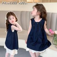 ราคา PRINCESS KESLI ชุดกระโปรงยีนส์สองชิ้นสำหรับเด็กผู้หญิง แบบเกาหลี สไตล์หลวม ชุดเดรสยีนส์เด็ก 2-11 ปี (1731871374281246144)