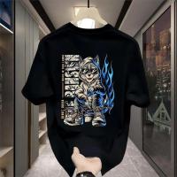 ราคา เสื้อยืดผู้ชายเท่ๆ สกรีนลายแฟชั่นสุดฮิต คอกลม แขนสั้น oversize t-shirt เสื้อยืดสตรีทแฟชั่นเมกาเท่ๆ สกรีนหน้า-หลัง โอเวอร์ไซส์ เสื้อยืดคนอ้วน เนื้อผ้านุ่มยืดใส่สบาย (1731740821179042663)