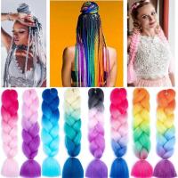 ราคา แฮร์พีช ผมเปีย ไหมถักผม รุ่น 3-4 สี รวม 20 เฉดสี ไหมถักเปีย ไหมไฟเบอร์ ไหมต่อผม ยาว 60cm 100g+ วิก ไฮไลท์สี,วิกเกาหลี,สีที่กำลังฮิต,วิก,ไฮไลท์สี,วิกสีอ่อน,วิกสีออมเบร (1730626877975923009)