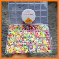 ราคา diy ชุดร้อยลูกปัด พัฒนาจินตนาการเด็ก สร้อยลูกปัด ครบชุดและกล่องเก็บ กิจกรรม diy แก้วอินทรีย์ ลูกปัดหลวม ชุด ลูกปัด (1731501567570643531)