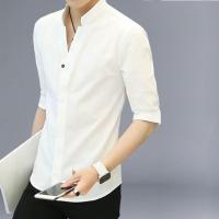 ราคา เสื้อเชิ้ตแขนสั้นผู้ชาย ลำลอง สีขาว (1729723266900789643)