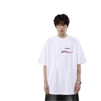 ราคา สไตล์ไทย! เสื้อยืดสีขาวหลวม ๆ ลายเส้นธงชาติด้านหน้า + "ไทยแลนด์" พิมพ์ลายธงชาติด้านหลัง แนวโน้มวัฒนธรรมของภูมิภาค เรียบง่าย แต่ไทย (1732073238153954967)