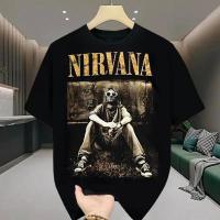 ราคา เสื้อยืดผู้ชายเท่ๆ เสื้อคอกลม-แขนสั้น สกรีนลายวงดนตรีสุดเท่ oversize t-shirt เสื้อวงสตรีทแฟชั่นวินเทจ nirvana สตรีทแฟชั่นฮิต โอเวอร์ไซส์ เสื้อวง เนื้อผ้านุ่มยืดเสื้อสีดำเท่ๆ (1731915153732765543)