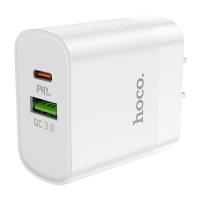 ราคา Hoco C80 หัวชาร์จเร็ว 20W อแดบเตอร์ Wall fast Chargers adapter อะแดปเตอร์ หัวชาร์จไอโฟน PD ที่ชาร์จโทรศัพ (1729590698515270644)