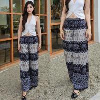 ราคา COM510 TARA Pants กางเกงขายาว พิมพ์ลายช้าง เอวยางยืด ทรงขากระบอกใหญ่ เนื้อผ้าไหมอิตาลีพิมพ์ลาย ผ้าดี ผ้านุ่มลื่น ใส่สบาย (1731691447902505821)