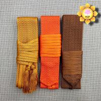 ราคา รัดประคต รัดเอวพระ เข็มขัดพระ ไนล่อน สีพระราชทาน/ทอง(ส้ม)/แก่นบวร (1729613254170085989)