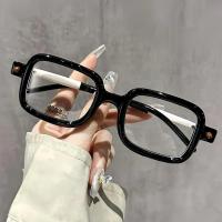 ราคา แว่นตา AH005 แว่นแฟชั่น แว่นตาสายตายาว แว่นกรองแสง ComputerGlasses กรองแสงสีฟ้า กรองแสงคอมมือถือ ทรงสี่เหลี่ยมใหญ่ สายตา+50ถึง+400 (1732093092230301827)