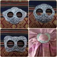 ราคา หัวรัดซิ่น ผ้าถุง เครื่องประดับไทย หัวรัดผ้าถุง หัวเข็มขัด สีเงินรมดำ (1731020301985548679)