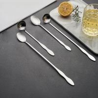ราคา ช้อนชงกาแฟ ช้อนค็อกเทล ช้อนคนด้ามยาว ช้อนหางยาวสแตนเลส ช้อนชงนม stainless steel stirring spoonช้อนสแตนเลส ช้อนยาวสำหรับคนในเครื่องปั่น ยาว20/25/30เซน ช้อนสเตนเลส แบบยาว สำหรับตัก (1731500195835642893)