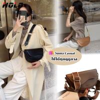 ราคา 2025 สไตล์ใหม่ สันทนาการ ไหล่เดี่ยวด วินเทจ ระเป๋าอานม้า กระเป๋าสะพาย (3 สีให้เลือก) (1730555114893970177)