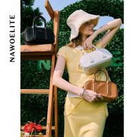 ราคา NAWOELITE Bowling Bag กระเป๋าสะพายข้าง กระเป๋าแฟชั่น กระเป๋าสะพายแฟชั่น กระเป๋าสะพายไหล่ กระเป๋าถือ หนัง PU สำหรับผู้หญิง กระเป๋าสะพายแฟชั่นผู้หญิง (1732358842308527763)