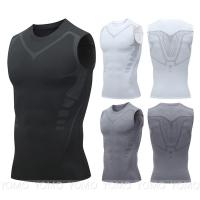 ราคา yomo sprot เสื้อกั๊กผู้ชาย กระชับกล้ามเนื้อ เสื้อกั๊กรัดกล้ามเนื้อ เสื้อกั๊กกีฬา เสื้อกั๊ก Coolmax (1729610043691534770)