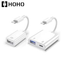 ราคา OTG To USB ใช้สำหรับ iPhone iPad Lightning To USB3.0 Camera Adapter OTG Adapter Micro TF Video Micro SD ตัวแปลงเชื่อมต่อ USB iPad/iPod แปลงเป็นUSB (1729655677770107441)