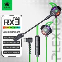 ราคา หูฟังเกมมิ่ง, PLEXTONE RX3PLUS, หูฟังชนิดใส่ในหู, ตัดเสียงรบกวน, ชุดหูฟังแบบมีสาย, ไมโครโฟนยาวที่ถอดออกได้, ไมโครโฟนในตัว, ไฟ RBG, การควบคุมระดับเสียง USB-C, สีส้ม (1730182765140871755)