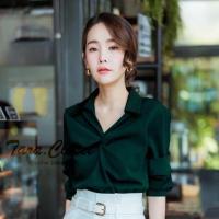 ราคา Z025 TARA Shirt เสื้อเชิ้ต คอปก แต่งอกเกรียว งานดี ทรงน่ารักมาก รุ่นนี้งานชนShop ผ้าซาร่าอย่างดี ผ้าหนาเงา ดูมีราคา (1729545888132729693)