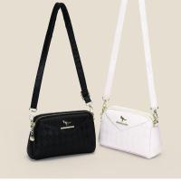 ราคา กระเป๋าทรงสี่เหลี่ยมเล็ก มีซิป กระเป๋าสะพายข้าง วัสดุ PU ขนาดฟรีไซส์ เหมาะสำหรับผู้หญิง ฤดูใบไม้ผลิ 2025 กระเป๋าสะพายข้าง กระเป๋าหมอนเพชร กระเป๋าผู้หญิง (1731212599574496675)