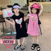 ราคา กระโปรงเสื้อยืดผ่าข้างเด็กผู้หญิง สไตล์ตะวันตกใหม่ ชุด เดรสแขนกุดเด็กผู้หญิง เสื้อกักเด็ก ชิ้นฤดูร้อน (1731519946580723755)