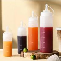 ราคา ขวดซอสบีบขนาด240/500/800/1000มล., ขวดบีบซอส ขวดใส่มายองเนส มีฝาปิด กันฝุ่น กันรั่ว สเกลใส ขวดปรุงรสพลาสติก (1731660728434000909)