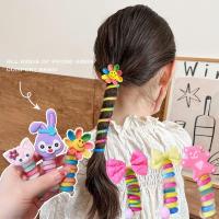ราคา ยางรัดผม แบบขดลวด สำหรับเด็กผู้หญิง หางม้า เชือกผูกผม แฟชั่น Scrunchies สายโทรศัพท์ถักญี่ปุ่น เหมาะสำหรับมัดผม (1729908574452025658)