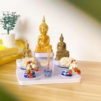 ราคา โต๊ะหมู่บูชาขนาดเล็ก แท่นวางพระ หิ้งพระตั้งโต๊ะ หิ้งพระโมเดิร์น หิ้งพระหน้ารถ มี 3 แบบ tm-xs (1729838538824518194)