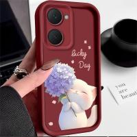 ราคา เคสโทรศัพท์แมวนำโชค ดีไซน์น่ารัก เข้ากันได้กับ vivo Y03, vivo Y18 4G, vivo Y28s 5G, vivo Y18e, vivo Y03t ป้องกันการตก กันกระแทก ฝาหลัง TPU อ่อน เคส (1731962865171597872)