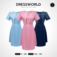 ราคา DW1140 เดรสลายไทยแต่งเสื้อกระดุม 1 เม็ด Clothing Dress Lady Women ชุด ผู้หญิง (1730876582200773081)