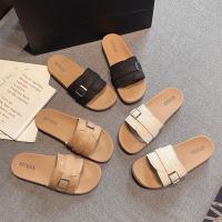 ราคา รองเท้าแฟชั่นสตรีฤดูร้อนสไตล์เรียบง่ายรองเท้าแตะ Slip-On สบายและน้ำหนักเบา D773 (1731063043985213769)