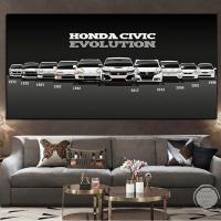 ราคา โปสเตอร์รถ, การออกแบบวิวัฒนาการของซีรี่ส์ Honda CIVIC Type R, ภาพวาดบนผืนผ้าใบติดผนัง, ภาพพิมพ์ HD, ศิลปะสมัยใหม่, สำหรับห้องนั่งเล่น, ห้องนอนเด็ก, ภาพจิตรกรรมฝาผนังตกแต่งบ้าน (1731492361910061584)