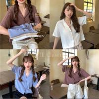 ราคา เสื้อครอป lll Freesize lll IT056 แขนสั้น ปกฮาวาย เนื้อผ้าไหมอิตาลี ผ้าอย่างดี ใส่สบาย ไม่ร้อน (1729577909597014518)