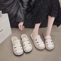ราคา รองเท้าแตะใส่กลางแจ้ง รองเท้าลำลอง, แฟชั่น, ระบายอากาศได้, รองเท้าแตะสำหรับผู้หญิง, คอลเลกชันฤดูร้อนใหม่ (1731920678884116035)