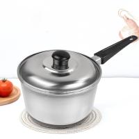 ราคา Hibari JYT Home หม้อด้าม สแตนเลส หม้อโจ๊ก หม้อต้มแบบมีด้ามจับ หม้อสแตนเลส หม้อพร้อมฝา ใช้งานสะดวก (1730140019687458997)