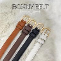 ราคา Bonny Belt เข็มขัดผู้หญิง เข็มขัดแฟชั่น เข็มขัดใส่ทำงาน อะไหล่ทอง หัวเข็มขัดโค้งมนสีทอง (1729930043322042699)