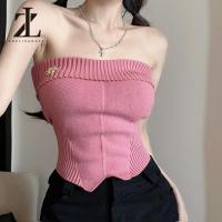 ราคา เสื้อกล้ามเกาะอก ทรงเอ สําหรับผู้หญิง ไร้แขน เสื้อครอป (1732005370753354602)
