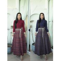 ราคา เซ็ทลายแพรวาเก่ามี2สี เสื้อจิตรลดาแขนยาวและกระโปรงทรงแคบ8ชิ้น(ผ้าฝ้าย) (1732419864035427444)