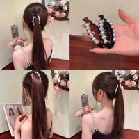 ราคา กิ๊บติดผมหางม้า ไข่มุก พลอยเทียม เรียบหรู กิ๊บกล้วย กิ๊บติดผม สำหรับผู้หญิง ปี 2024 (1730905355398908623)