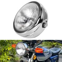 ราคา โคมไฟหน้า LED รถจักรยานยนต์ทรงกลม Cafe Racer สากล ขนาด 6.5 นิ้ว เหมาะสำหรับรถจักรยานยนต์ 6.5" ไฟเลี้ยว (1731875081588803522)