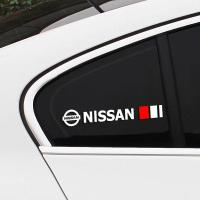 ราคา สติกเกอร์รถยนต์ 2pcs สำหรับ Nissan Kicks X-trail Sylphy Teana Qashqai Tiida สติกเกอร์ตกแต่งหน้าต่างรถ (1732219480628561264)