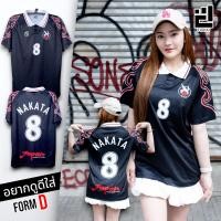 ราคา ใหม่ !! เสื้อฟุตบอลทีมชาติญี่ปุ่นลายไฟ ปี 1998 สีดำแขนสั้น Edition Design by FormD ออกกำลังกาย Sport กีฬา (1730907649191086882)