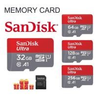 ราคา [COD] การ์ดหน่วยความจำ Sandisk การ์ด SD 32GB 64GB 256GB 128 GB Class10 Microsd A1 สามารถใช้ได้กับโทรศัพท์มือถือ คอมพิวเตอร์ และการ์ด SD card micro sd card reader (1731806281103935711)