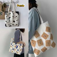 ราคา กระเป๋าผ้า กระเป๋าสะพาย TOTE BAG ขนาด 33x37cm กระเป๋าสะพายมินิมอล สไตล์เกาหลี TT-632 (1729568936146602315)