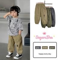 ราคา sugarbee พร้อมส่งจากกทม กางเกงคาร์โก้เด็กชาย กางเกงขายาวฤดูร้อน เอวยางยืด เวอร์ชั่นเกาหลี สะดวกสบาย หลวมและลำลอง หล่อๆ (1731634331983251805)