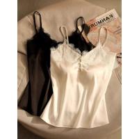 ราคา เสื้อสายสปาเก็ตตี้ลูกไม้อเนกประสงค์, เสื้อครอป Oversize, สำหรับผู้หญิง, พลัสไซส์ (40-150 กก.), แขนกุด, เสื้อยืดลำลอง, ชุดทำงานที่จำเป็น, ชุดฤดูร้อน (1731220231215416503)