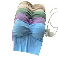 ราคา FFHOME เสื้อสายฝอ เกาะอกดันทรง มี 8สีให้เลือก ครอปครึ่งตัวแซ่บๆ สาวๆสายปาร์ตี้ไม่ควรพลาด Clothing ผู้หญิง Women สีเทา พาสเทล ชมพู เบจ (1729684805713365353)