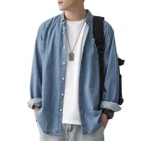 ราคา MNO.9 เสื้อแจ็คเก็ตชาย เสื้อเชิ้ตยีนส์ Man ผู้ชาย ผ้าฝ้าย Coat Clothing ผ้าไหม (1729638164978829393)