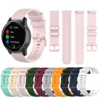ราคา สายนาฬิกาสำหรับ Garmin Vivoactive 3 Venu 2 SQ Vivoactive 4 4S Forerunner 645 245m สายซิลิโคน อุปกรณ์เสริมสายนาฬิกา (1729767960884447561)