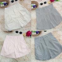 ราคา กางเกงขาสั้นลายริ้ว ทรงสวยทรงเป๊ะ ลายริ้วมีสีสันสดใส สไตล์สวยงาม Clothing เสื้อผ้า Lady Women ผู้หญิง Girl (1730168808606501322)