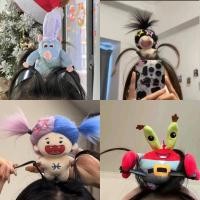 ราคา กิ๊บติดผม ราชามังกรประดิษฐ์ สำหรับทำอาหาร เครื่องประดับผมแสนสนุก กิ๊บติดผมตุ๊กตา กิ๊บติดผมเด็กผู้หญิงการ์ตูนน่ารัก เหมาะสำหรับล้างหน้า ที่ คาด ผม น่ารัก ๆ ที่ คาด ผม น่ารัก ๆ (1730060552127089266)