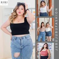 ราคา ️Lovely Tank Top เสื้อกล้ามครอป(ไม่มีฟองน้ำ)เสื้อผ้าสาวอวบ เสื้อครอป Clothing เสื้อยืดผู้หญิง ซับใน 2 ชั้น พร้อมส่ง เสื้อกล้ามคอเหลี่ยม#479 Lady Women (1729498502640011808)